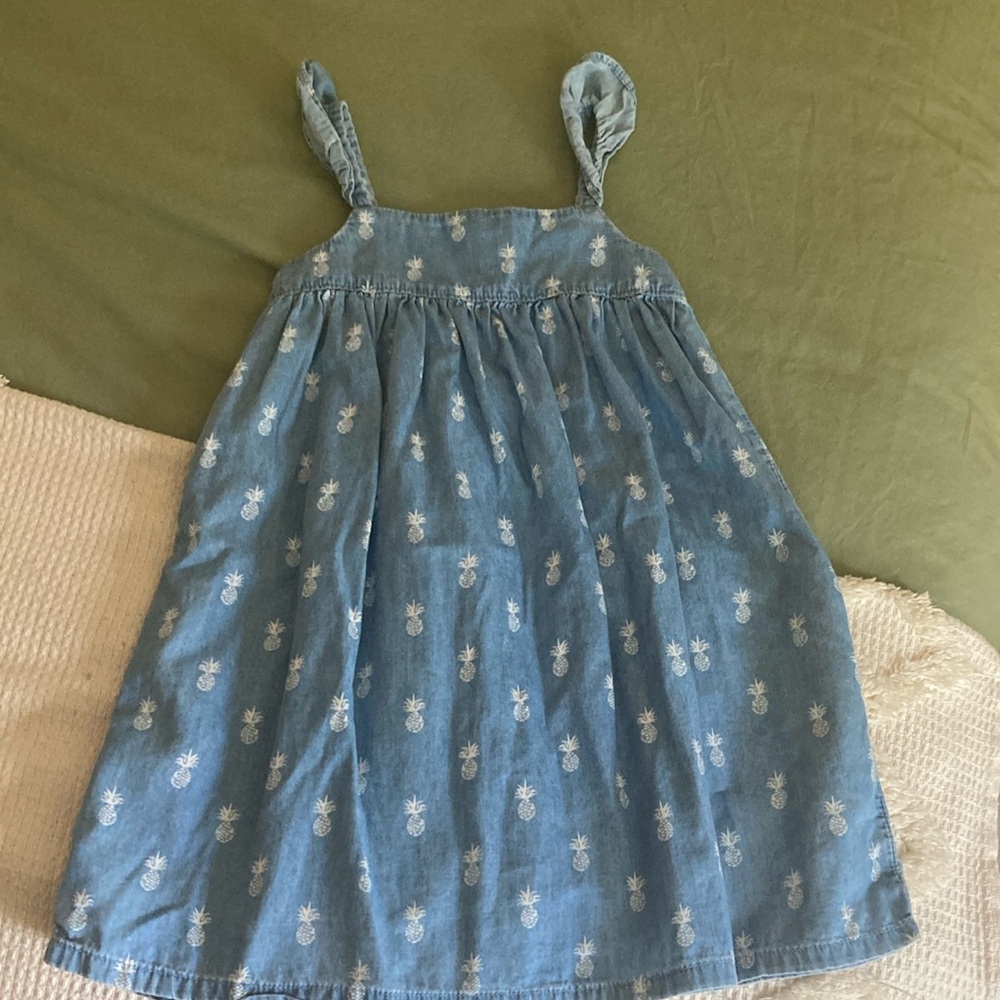 Gap Blue Pineapple Print Dress